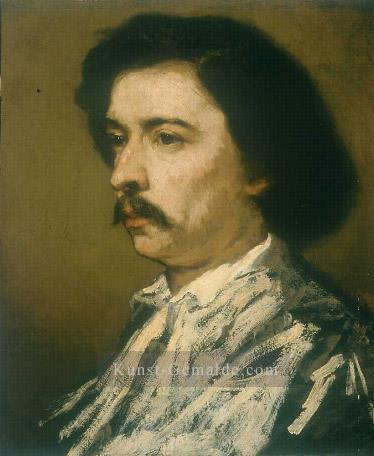 Porträt des Künstlers figur Maler Thomas Couture Ölgemälde